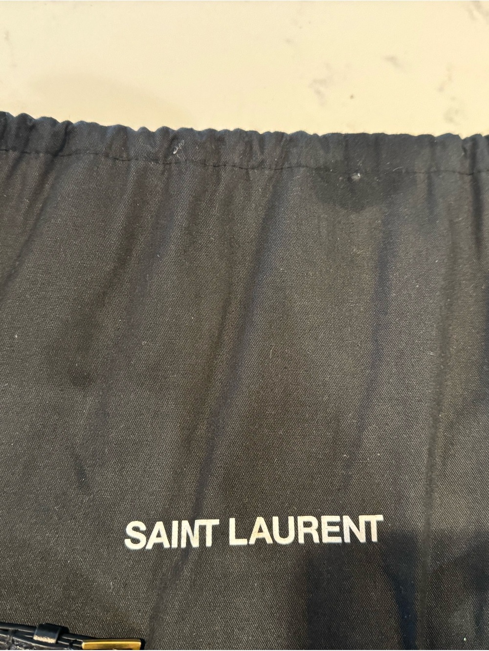 Saint Laurent Black Quilted Camera Crossbody with Gold YSL Logo and Tassel - Picture 13 of 13